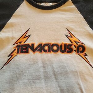 Vintage Tenacious D RINGER STYLE Tee Small